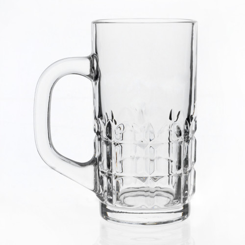 2018 big Size 0.3L Cheap Glass beer mugs with handles Beer Mugs for Wholesale