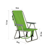 Folding Beach Chair Adjustable Fishing Camping Outdoor Chairs For Sale
