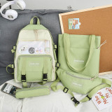 Wholesale Fashion Women Backpack set Custom Teenage Middle High School Backpack for Girl