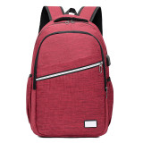 Fashion Cheap Oxford Customized Logo Student Backpack Waterproof USB Charging Laptop School Backpack