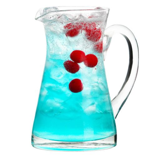 Wholesale Cold drink juice cup cocktail glasses with handle Glass kettle
