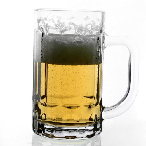 2018 big Size 0.3L Cheap Glass beer mugs with handles Beer Mugs for Wholesale
