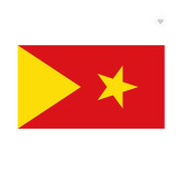 Custom design high quality outdoor 3*5ft banner polyester printing region tigray flag