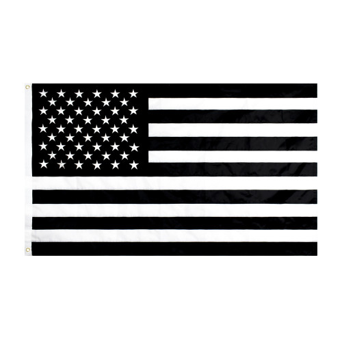 OEM Custom black white Thin Blue American Flag wholesale