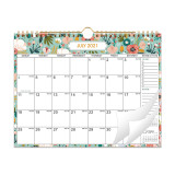 Custom Logo Full Color Printed 2021 2022 Spiral Wire-o Monthly Wall Handging Calendar