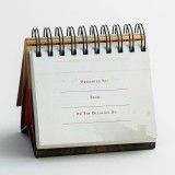 Excellent quality custom business luxury calendar gifts coated art paper desk stand planner dry erase wedding calendar