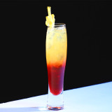 Creative wax torch Lead-free glassware collins glass Cocktail cup water juice milk glasses