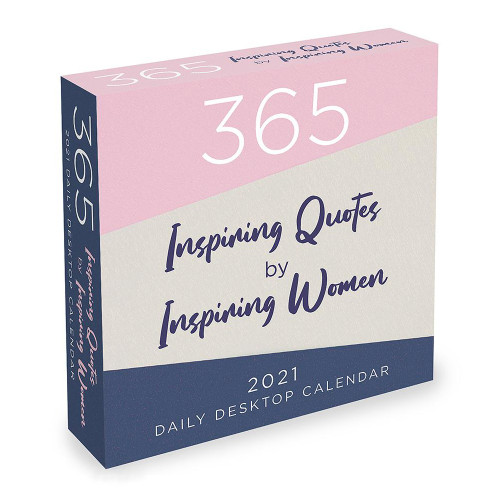 Custom Printed 2021-2022 365 Inspiring Desk Desktop Daily Calendar Planner For Women