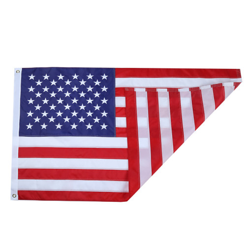 OEM cheap custom high quality fast delivery 1 piece MOQ usa flag wholesale