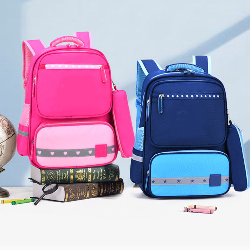 Wholesale Ready to Ship Multifunction Custom logo factory waterproof boys girls kid book school bag with pencil case