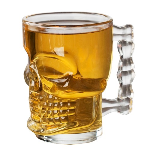 Bar glasses 500 ml beer glass cup skull beer glass beer mug wholesale
