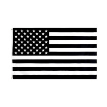 Wholesale 3x5 ft Thin Blue Line USA Flag Sewn Stripes Brass Grommets Black White and Blue American Police Flag