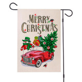 Customized pattern Europe and America Holiday Garden flag christmas yard flags