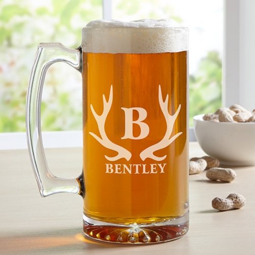 Custom Personalize Initials Beer Mug Wedding gifts beer mug father's day beer mug