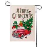 Customized pattern Europe and America Holiday Garden flag christmas yard flags