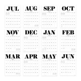 Custom Logo 2021-2022 Easy Tear-off Daily Plan Monthly Desktop Pad Wall Hanging Calendar