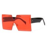 Superhot Eyewear 49800 Fashion Women Sun glasses Square Oversized Rimless Shades Sunglasses