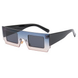 Superhot Eyewear 18145 Fashion 2021 Retro Vintage Solid Plastic Small Rectangle Sunglasses
