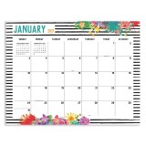 Custom Logo CMYK Printed  2021 Monthly Wall Hanging Large Desk Calendar Planner Pad
