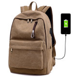 Men Leisure Travel Teenager Fashion Male Business Laptop Design School Backpack Bags with USB Charging