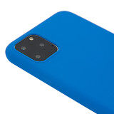 Rubber coating fluorescence pure color TPU mobile phone case for iPhone 11 Pro Max