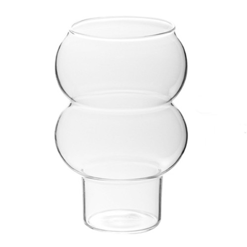 Best selling creative ice cream shape juice glass cup high borosilicate glass cocktail glass cup