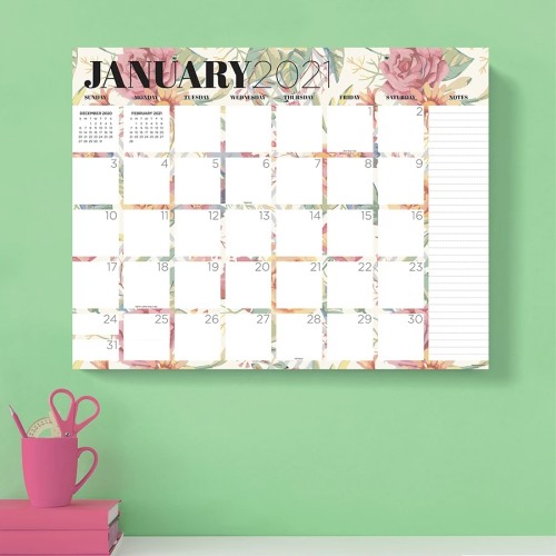 2021 Desk/wall monthly calendar a3 size wall calendar custom printing logo embossed wall calendar