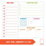 Custom Mini Daily 365 Pages Desktop Table Advent Office Calendar with To Do List