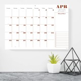 Custom Printed Office Stationary Monthly Wall Hanging Tear Off Calendar Planner Pad 2021