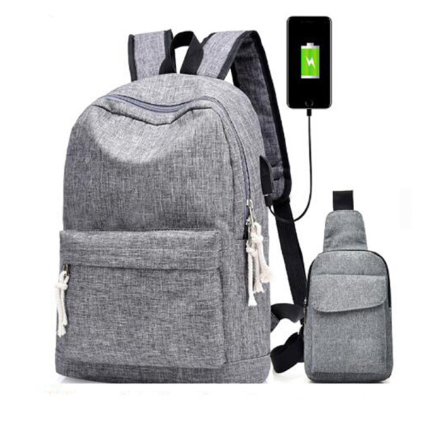 High Quality New Design Casual Popular USB Charging Backpacks Travel Unisex Student School Backpack For Teenagers
