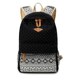 Girls Canvas School Backpack Set 3 in 1 with lunch bag College Laptop USB Backpack Casual Daypack for Teen Girls