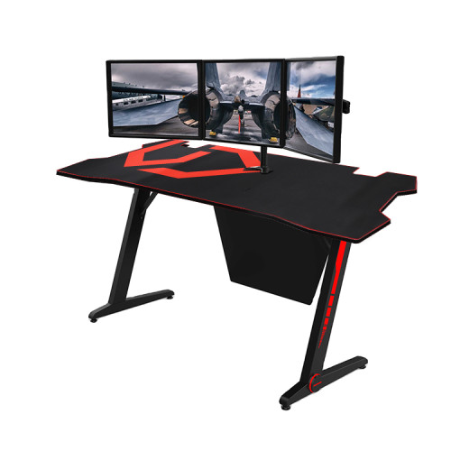 Latest design LED gaming table PC computer mat gaming desk mouse pad