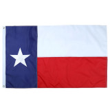 48h delivery high quality America Texas flag Oxford cloth embroidery waterproof Texas banner