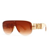 Superhot Eyewear 49300 Luxury Fashion Sun glasses Oversized One Piece Lens Shades Sunglasses