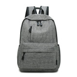 Trending 2020 fashion OEM rucksack lightweight outdoor travel canvas school bags laptop backpack bag