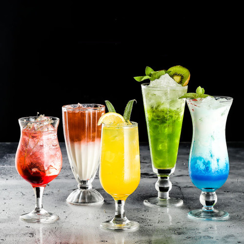 Handmade Crystal Clear Beverage Juice glass cup accept ringting logo Glasses Teacup drinkware