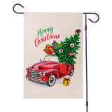 Customized pattern Europe and America Holiday Garden flag christmas yard flags