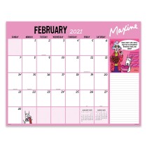 Personalized Logo Eco Printed 2021 Wall Hang Tear Off Large Desk Pad Monthly Calendar Planner
