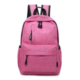 Trending 2020 fashion OEM rucksack lightweight outdoor travel canvas school bags laptop backpack bag