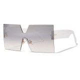 Superhot Eyewear 49800 Fashion Women Sun glasses Square Oversized Rimless Shades Sunglasses
