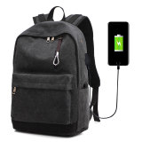 Men Leisure Travel Teenager Fashion Male Business Laptop Design School Backpack Bags with USB Charging