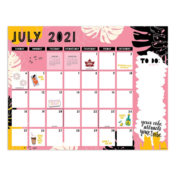 Custom 2021-2022 Hanger Large Size Tear Out Daily Monthly Desk Pad Wall Hanging Calendar