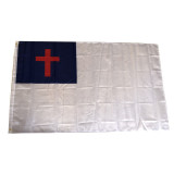 48 hours fast shipping custom 3*5ft polyester banner outdoor religious belief christian flag