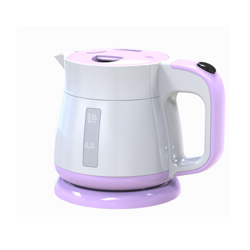 Electric 0.6L plastic kettle double wall