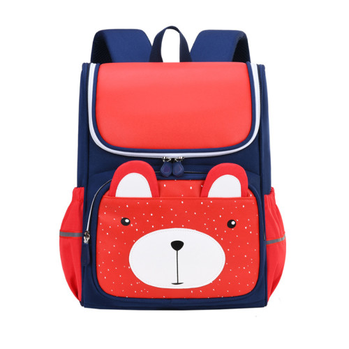 Hot Sale Custom Logo Unisex Children Backpack Bag Waterproof Durable 600D Polyester Primary School Bags Backpack