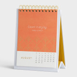 OEM service cheap desk mini christmas advent calendar 2021 pocket custom printing table calendar