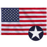 Manufacturer wholesale embroidery American flag Oxford cloth printing flag banner customized