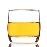Promotional wholesale clear thick bottom glass cups/water glass