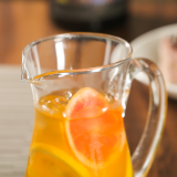 Wholesale Cold drink juice cup cocktail glasses with handle Glass kettle