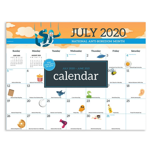 Custom Private Logo 2021 Monthly Wall Hanging Large Desk Table Calendar Planner Pad With Holes